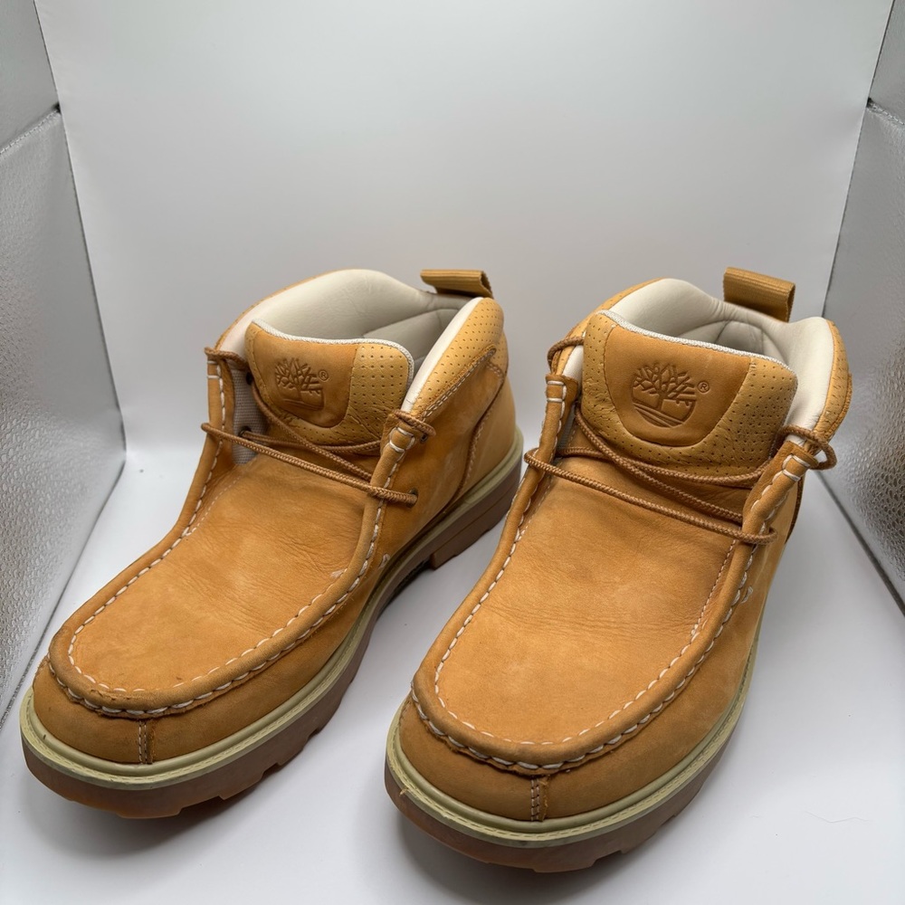 Timberland Light Brown Leather Ankle Boots